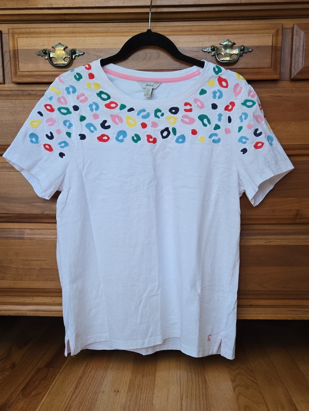 Joules Women's Print Short Sleeve Crew Neck Tshirt Size 12. Like new!